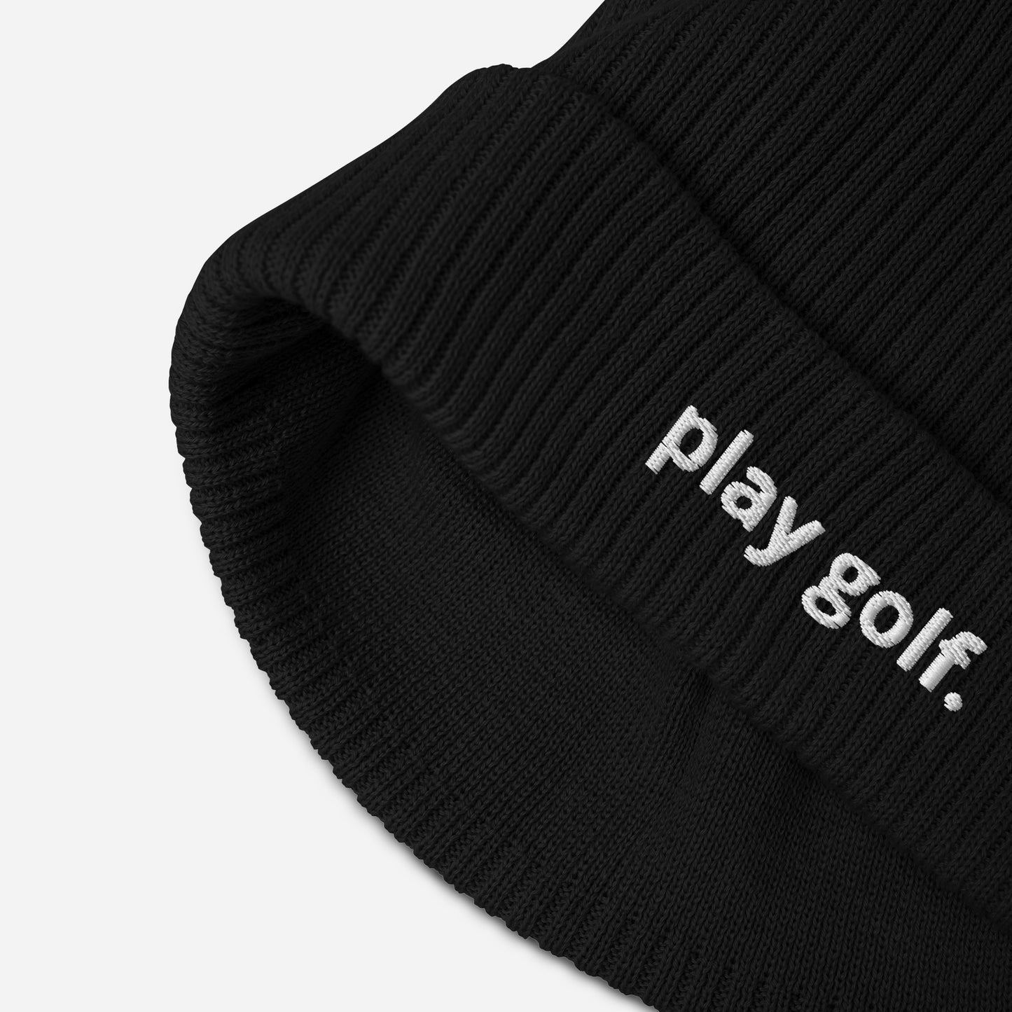 play golf Organic ribbed beanie