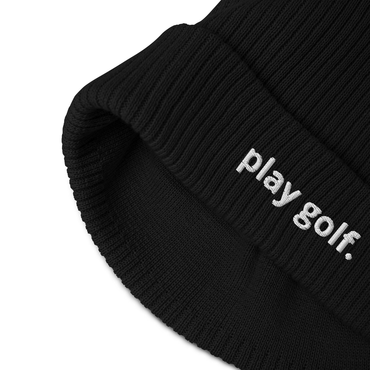 play golf Organic ribbed beanie