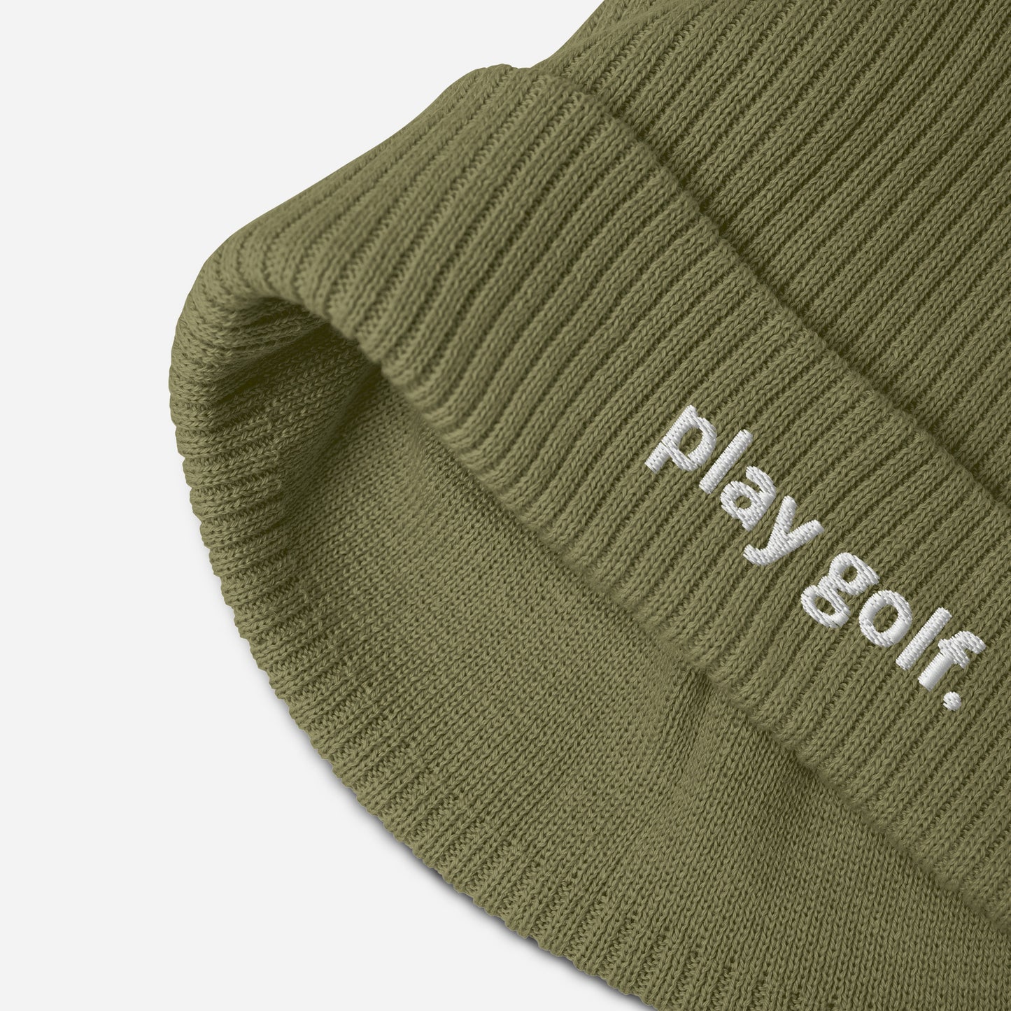 play golf Organic ribbed beanie