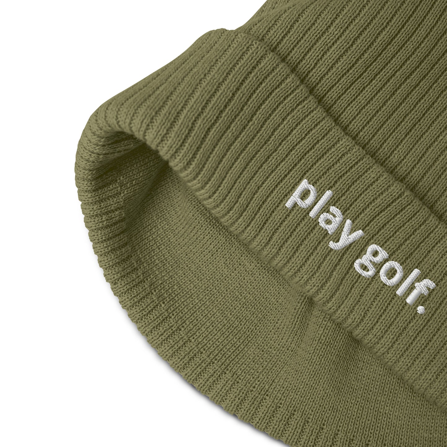 play golf Organic ribbed beanie