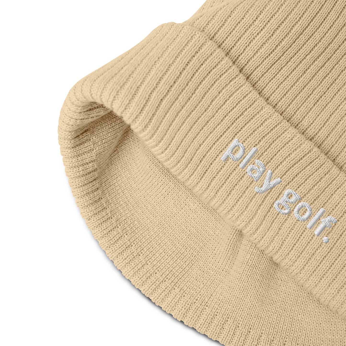 play golf Organic ribbed beanie