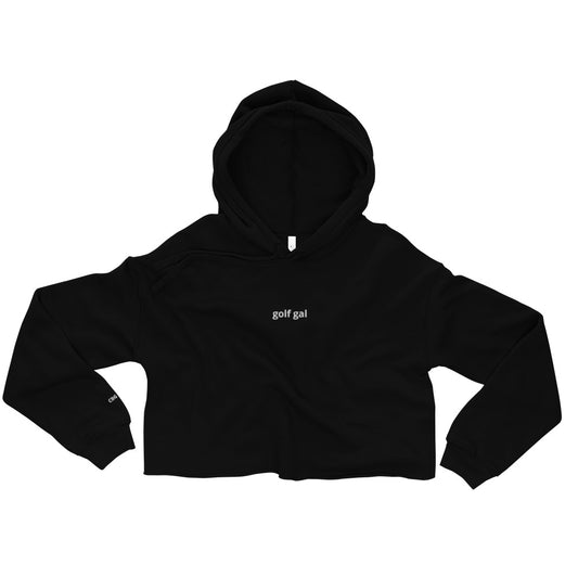 golf gal Crop Hoodie